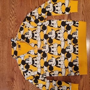 Frank & Oak Disney Mickey Mouse half zip sweater